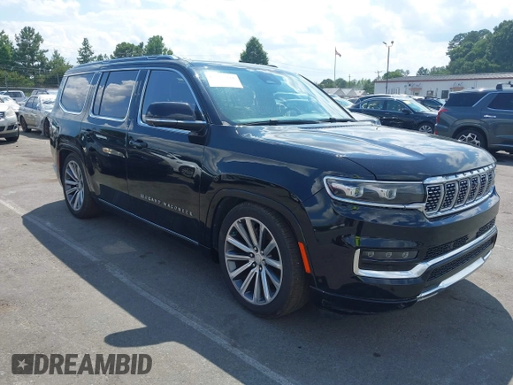 2022 Jeep Grand Wagoneer Series II with VIN 1C4SJVFJ8NS139713, listed as a IAAI auction lot 42585321 with 35,798 mi miles and . Bid and sale history available at DreamBid. Image 1.
