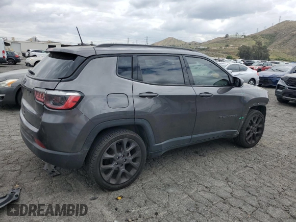 2021 Jeep Compass 80th Anniversary z VIN 3C4NJCEB4MT548722, wystawiony jako Copart lot #54626895 z przebiegiem 67 583 mil mil oraz Szkoda całkowita • Salvage title. Historia ofert i sprzedaży dostępna na DreamBid. Obrazek 3.