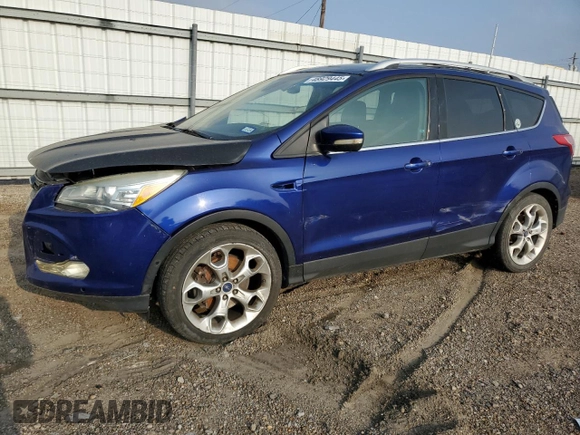 2016 Ford Escape Titanium with VIN 1FMCU9J95GUA75875, listed as a Copart auction lot 48929445 with 122,668 mi miles and Salvage Title. Bid and sale history available at DreamBid. Image 1.