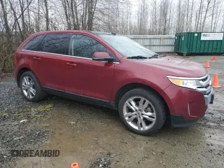 2013 Ford Edge Limited with VIN 2FMDK4KCXDBB12184, listed as a Copart auction lot 49452405 with 141,413 mi miles and Salvage Title. Bid and sale history available at carsss.com. Image 4.
