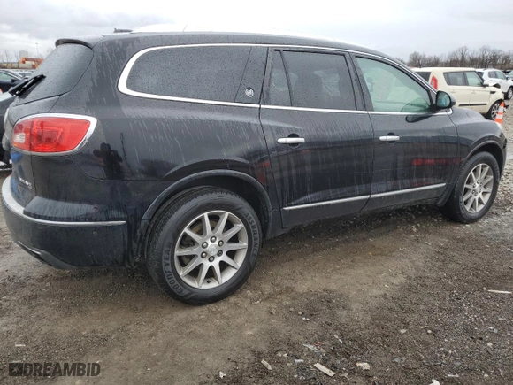 2017 Buick Enclave Leather with VIN 5GAKVBKD2HJ124767, listed as a Copart auction lot 47543205 with 168,360 mi miles and Salvage Title. Bid and sale history available at carsss.com. Image 3.