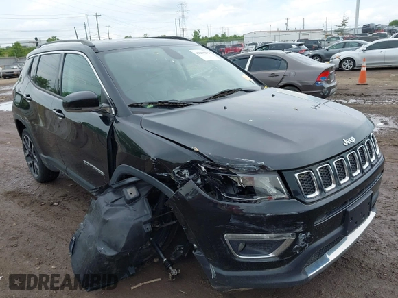 2017 Jeep Compass Limited z VIN 3C4NJDCB2HT628079, wystawiony jako IAAI lot #42209272 z przebiegiem 108 862 mil mil oraz . Historia ofert i sprzedaży dostępna na DreamBid. Obrazek 1.