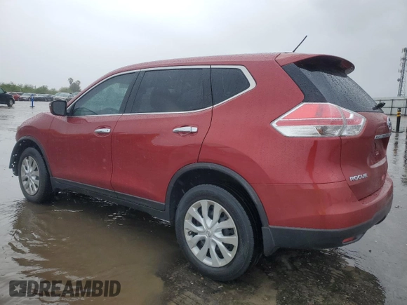 2015 Nissan Rogue S with VIN KNMAT2MT0FP573878, listed as a Copart auction lot 49461925 with 119,607 mi miles and Salvage Title. Bid and sale history available at DreamBid. Image 2.