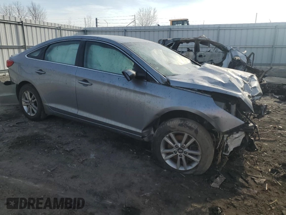 2017 Hyundai Sonata 2.4L with VIN 5NPE24AF3HH441971, listed as a Copart auction lot 48954245 with Not Provided miles and Salvage Title. Bid and sale history available at DreamBid. Image 4.