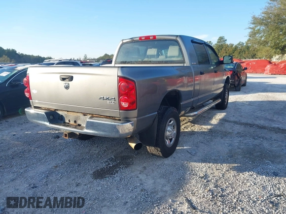 2007 Dodge 2500 SLT with VIN 3D7KS29C87G725370, listed as a IAAI auction lot 41598244 with 228,118 mi miles and . Bid and sale history available at DreamBid. Image 4.