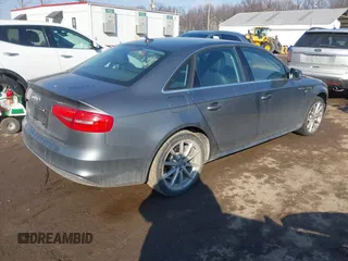 2016 Audi A4 Premium with VIN WAUAFAFL0GA011852, listed as a IAAI auction lot 41423605 with 88,651 mi miles. Bid and sale history available at carsss.com. Image 4.