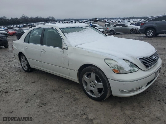 2006 Lexus LS 430 with VIN JTHBN36F965043432, listed as a Copart auction lot 45880465 with 152,415 mi miles and Salvage Title. Bid and sale history available at carsss.com. Image 4.