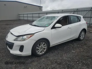 2013 Mazda 3 i Touring with VIN JM1BL1LP4D1750273, listed as a Copart auction lot 57912495 with 147,444 mi miles and Salvage title. Bid and sale history available at DreamBid. Image 1.