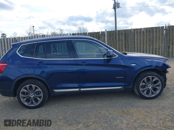 2017 BMW X3 xDrive35i with VIN 5UXWX7C57H0U40507, listed as a IAAI auction lot 41883501 with 72,738 mi miles and . Bid and sale history available at DreamBid. Image 13.
