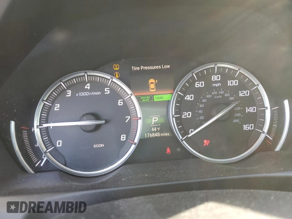 2015 Acura TLX Technology with VIN 19UUB1F52FA014118, listed as a Copart auction lot 47283865 with 176,848 mi miles and Salvage Title. Bid and sale history available at DreamBid. Image 9.