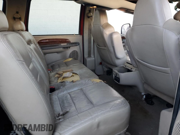2002 Ford Excursion Limited z VIN 1FMNU42F22ED63582, wystawiony jako Copart lot #87511635 z przebiegiem 384 594 mil mil oraz Czysty tytuł • Clean title. Historia ofert i sprzedaży dostępna na DreamBid. Obrazek 10.