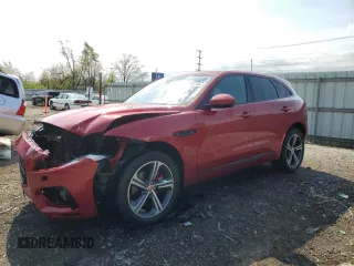 2017 Jaguar F-Pace S z VIN SADCM2BV0HA077404, wystawiony jako Copart lot #55856035 z przebiegiem 74 694 mil mil oraz Szkoda całkowita • Salvage title. Historia ofert i sprzedaży dostępna na DreamBid. Obrazek 1.
