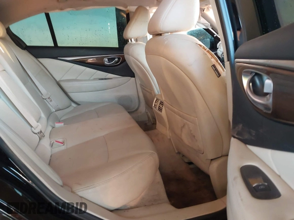 2019 Infiniti Q50 3.0t LUXE with VIN JN1EV7APXKM513587, listed as a IAAI auction lot 41113769 with 71,729 mi miles. Bid and sale history available at carsss.com. Image 8.
