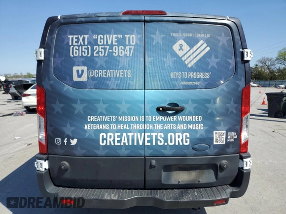 2019 Ford Transit Passenger XL z VIN 1FBZX2ZM9KKA05682, wystawiony jako Copart lot #52527555 z przebiegiem 80 981 mil mil oraz Szkoda całkowita • Salvage title. Historia ofert i sprzedaży dostępna na DreamBid. Obrazek 6.