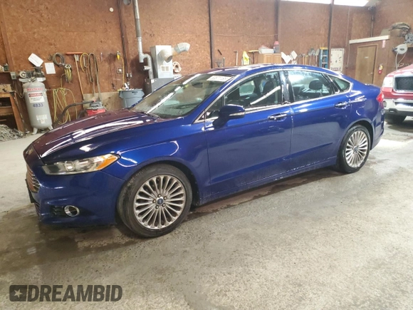 2013 Ford Fusion Titanium with VIN 3FA6P0K99DR139931, listed as a Copart auction lot 53871165 with 130,405 mi miles and Salvage Title. Bid and sale history available at carsss.com. Image 1.