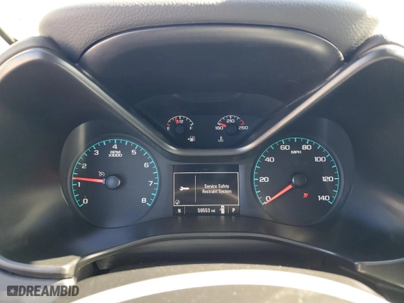 2022 Chevrolet Colorado 2WD LT with VIN 1GCGSCEA1N1297471, listed as a Copart auction lot 87853335 with 59,553 mi miles and Salvage Title. Bid and sale history available at carsss.com. Image 9.