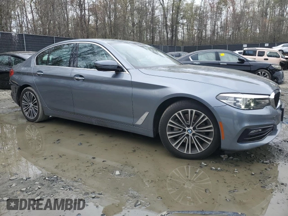 2018 BMW 5 Series 530i xDrive with VIN WBAJA7C5XJG908060, listed as a Copart auction lot 51573415 with 78,918 mi miles and Salvage title. Bid and sale history available at DreamBid. Image 4.