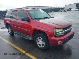 2003 Chevrolet TrailBlazer LS with VIN 1GNDS13S732274374, listed as a IAAI auction lot 42083080 with Not Provided miles and . Bid and sale history available at DreamBid. Image 1.