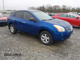 2010 Nissan Rogue S with VIN JN8AS5MT9AW015244, listed as a IAAI auction lot 41736753 with 249,793 mi miles and . Bid and sale history available at carsss.com. Image 1.