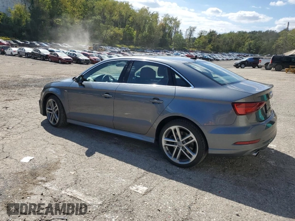 2019 Audi A3 Sedan S line Premium Plus with VIN WAUJEGFF8KA111819, listed as a Copart auction lot 72452224 with 56,198 mi miles and Salvage Title. Bid and sale history available at carsss.com. Image 2.