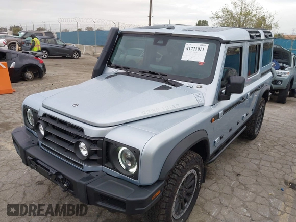 2024 Ineos Grenadier z VIN SC6GM1CA6RF011481, wystawiony jako IAAI lot #41721011 z przebiegiem 4610 mil mil oraz . Historia ofert i sprzedaży dostępna na DreamBid. Obrazek 6.