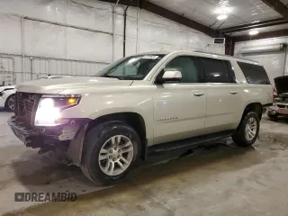 2017 Chevrolet Suburban LT with VIN 1GNSKHKC3HR381480, listed as a Copart auction lot 53789925 with 142,392 mi miles and Salvage Title. Bid and sale history available at DreamBid. Image 1.