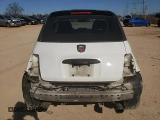 2013 FIAT 500 Abarth with VIN 3C3CFFJH1DT645322, listed as a Copart auction lot 42816075 with 114,007 mi miles and Salvage Title. Bid and sale history available at carsss.com. Image 6.