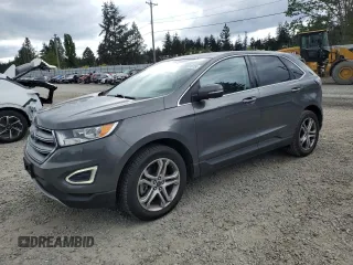 2015 Ford Edge Titanium z VIN 2FMTK4K84FBB09582, wystawiony jako Copart lot #55801915 z przebiegiem 72 533 mil mil oraz Szkody całkowita. Historia ofert i sprzedaży dostępna na DreamBid. Obrazek 1.