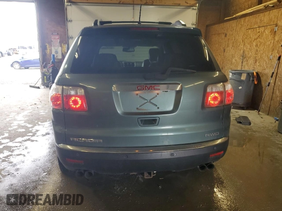 2010 GMC Acadia SLT1 z VIN 1GKLVMED2AJ140486, wystawiony jako Copart lot #55735155 z przebiegiem 185 154 mil mil oraz Szkoda całkowita • Salvage title. Historia ofert i sprzedaży dostępna na DreamBid. Obrazek 6.