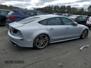 2016 Audi S7 with VIN WAUW2AFC7GN066938, listed as a Copart auction lot 45949684 with 0 mi miles and Salvage Title. Bid and sale history available at carsss.com. Image 3.