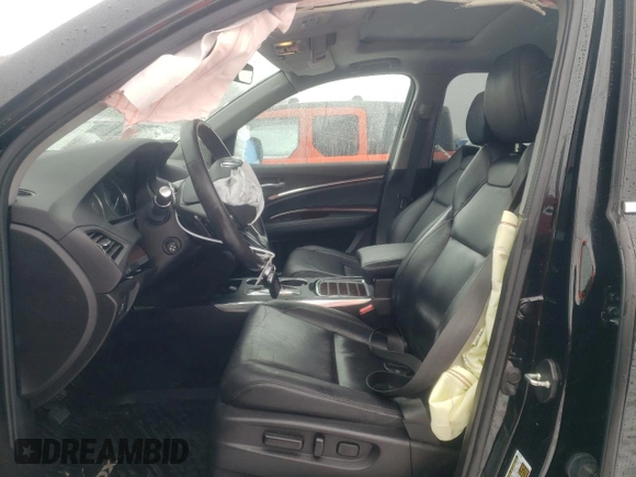 2016 Acura MDX w/Tech with VIN 5FRYD4H47GB017913, listed as a Copart auction lot 44763195 with 133,308 mi miles and Salvage Title. Bid and sale history available at carsss.com. Image 7.