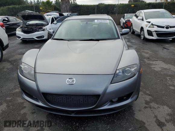 2004 Mazda RX-8 with VIN JM1FE17N740117681, listed as a Copart auction lot 85284094 with 138,555 mi miles and Salvage Title. Bid and sale history available at DreamBid. Image 5.