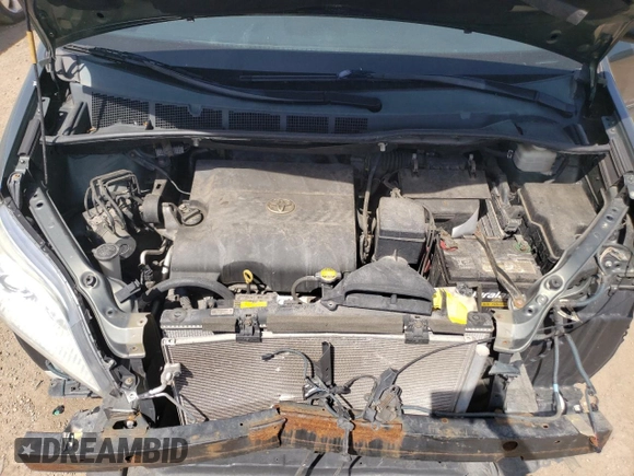 2013 Toyota Sienna XLE AAS с VIN 5TDYK3DC2DS313685, выставлен на аукционе Copart как лот 56064505 с пробегом 115 624 миль миль и Списание • Salvage title. История ставок и продаж доступна на DreamBid. Изображение 12.