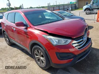 2014 Hyundai Santa Fe with VIN 5XYZT3LB1EG134837, listed as a IAAI auction lot 42454126 with 118,225 mi miles and . Bid and sale history available at DreamBid. Image 1.