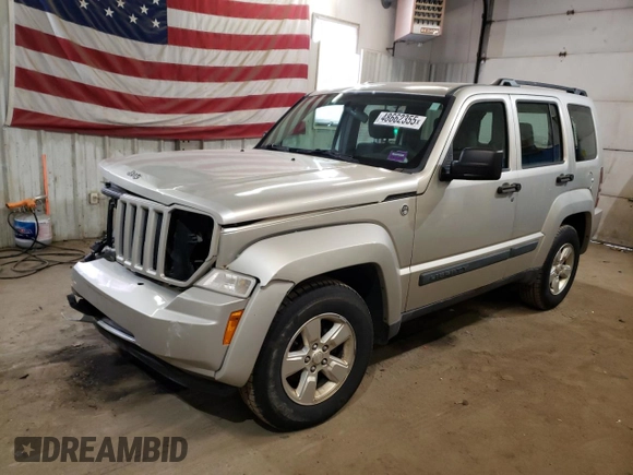 2009 Jeep Liberty Sport with VIN 1J8GN28K99W532027, listed as a Copart auction lot 48662355 with 120,946 mi miles and Salvage Title. Bid and sale history available at DreamBid. Image 1.