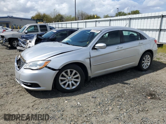2012 Chrysler 200 Touring with VIN 1C3CCBBG1CN261658, listed as a Copart auction lot 51241995 with 135,235 mi miles and Salvage Title. Bid and sale history available at carsss.com. Image 1.