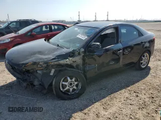 2010 Kia Forte LX with VIN KNAFT4A29A5061468, listed as a Copart auction lot 47107225 with 168,753 mi miles and Salvage Title. Bid and sale history available at carsss.com. Image 1.