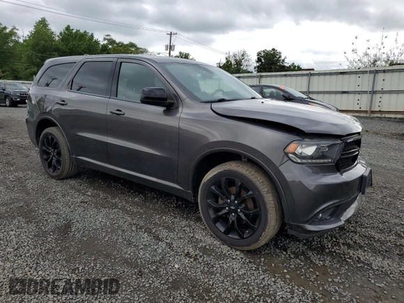 2020 Dodge Durango SXT Plus with VIN 1C4RDJAG8LC166685, listed as a Copart auction lot 58736085 with 72,448 mi miles and Salvage title. Bid and sale history available at DreamBid. Image 4.