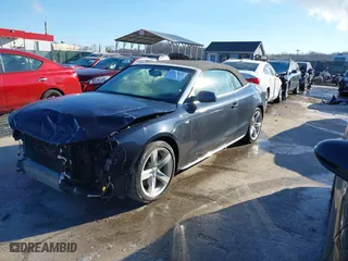 2016 Audi A5 Premium Plus with VIN WAUM2AFH2GN005516, listed as a IAAI auction lot 41137631 with 60,280 mi miles. Bid and sale history available at carsss.com. Image 18.