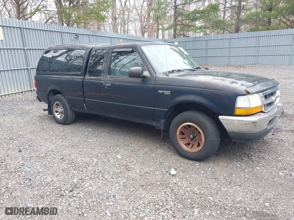 1999 Ford Ranger XL with VIN 1FTYR14V5XPB00021, listed as a IAAI auction lot 41899747 with 180,954 mi miles. Bid and sale history available at carsss.com. Image 1.