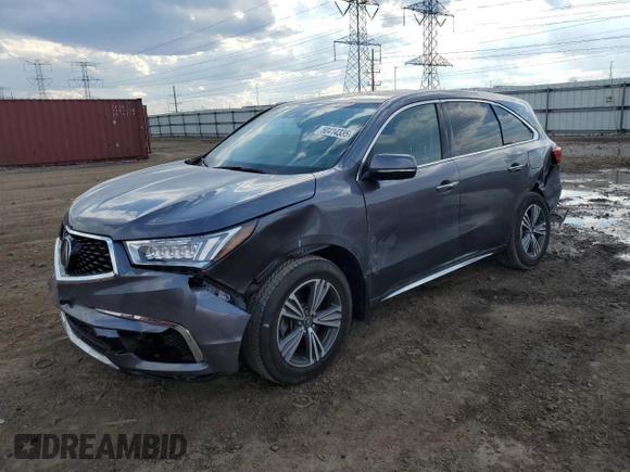 2018 Acura MDX z VIN 5J8YD4H35JL020193, wystawiony jako Copart lot #50414335 z przebiegiem 84 578 mil mil oraz Szkoda całkowita • Salvage title. Historia ofert i sprzedaży dostępna na DreamBid. Obrazek 1.
