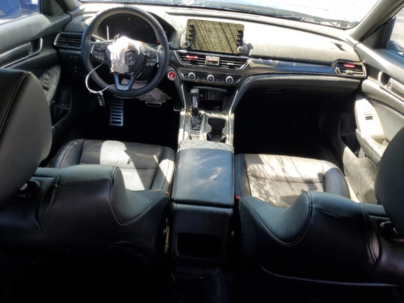 2018 Honda Accord Sedan Sport 1.5T with VIN 1HGCV1F37JA020460, listed as a Copart auction lot 49232435 with 163,570 mi miles and Salvage Title. Bid and sale history available at carsss.com. Image 8.