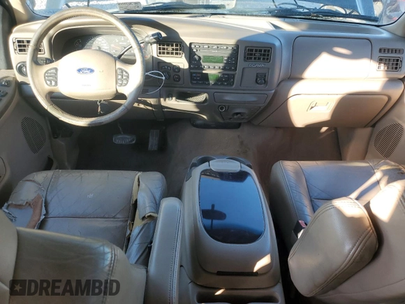 2003 Ford Excursion Limited z VIN 1FMNU43S43EA06191, wystawiony jako Copart lot #79159954 z przebiegiem 197 465 mil mil oraz Tytuł czysty. Historia ofert i sprzedaży dostępna na DreamBid. Obrazek 8.