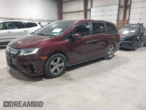 2020 Honda Odyssey EX-L with VIN 5FNRL6H76LB050622, listed as a IAAI auction lot 41886746 with 75,597 mi miles. Bid and sale history available at carsss.com. Image 19.
