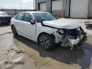 2023 Honda Civic EX with VIN 2HGFE1F73PH308955, listed as a Copart auction lot 54742035 with Not provided miles and Salvage title. Bid and sale history available at DreamBid. Image 4.