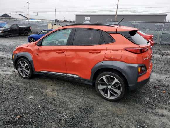 2018 Hyundai Kona Ultimate with VIN KM8K5CA5XJU115409, listed as a Copart auction lot 85286154 with 81,260 mi miles and Salvage Title. Bid and sale history available at carsss.com. Image 2.
