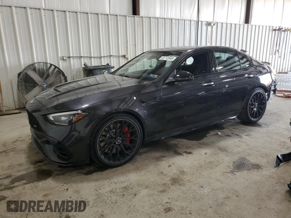 2024 Mercedes-Benz C 63 S AMG E Performance with VIN W1KAF8AB3RR221818, listed as a Copart auction lot 53712045 with 361 mi miles and Salvage title. Bid and sale history available at DreamBid. Image 1.