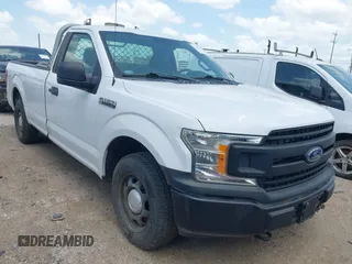 2018 Ford F-150 XL with VIN 1FTMF1CB9JKE60752, listed as a IAAI auction lot 42546643 with 28,346 mi miles and . Bid and sale history available at DreamBid. Image 1.
