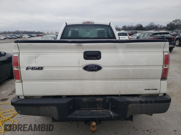 2013 Ford F-150 XL with VIN 1FTNF1CF3DKD51179, listed as a Copart auction lot 43833495 with 209,552 mi miles and Salvage Title. Bid and sale history available at carsss.com. Image 6.