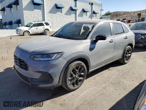 2023 Honda HR-V Sport with VIN 3CZRZ1H54PM725136, listed as a Copart auction lot 48562785 with 19,893 mi miles and Salvage Title. Bid and sale history available at carsss.com. Image 1.